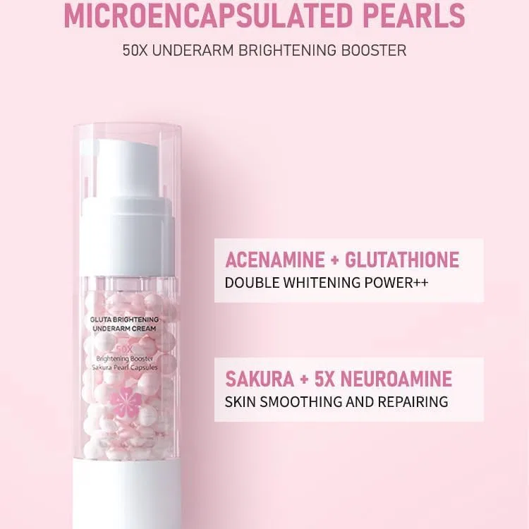 Крем для тела отбеливающий Sakura Glutamate Brightening Under Cream Yilkal 30 г — фото 4