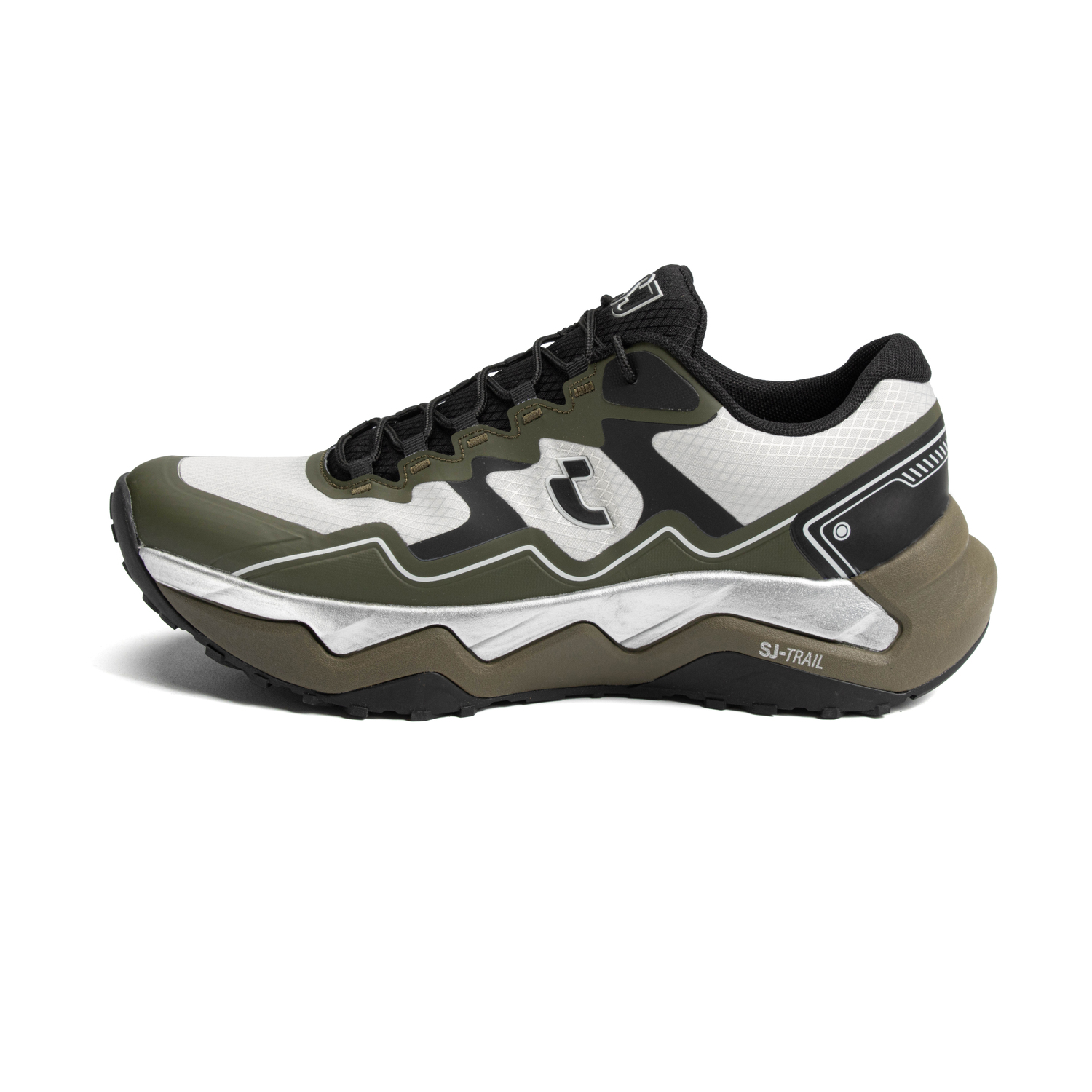 

Прочные дышащие легкие треккинговые кроссовки TRAIL для мужского пола SAFETY JOGGER, зеленый