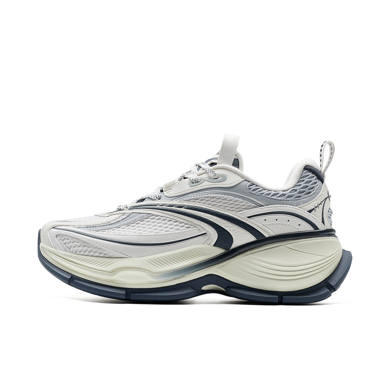 

XTEP Basque 2 износостойкие легкие низкие повседневные туфли, увеличивающие рост, мужские, белые, серые, синие