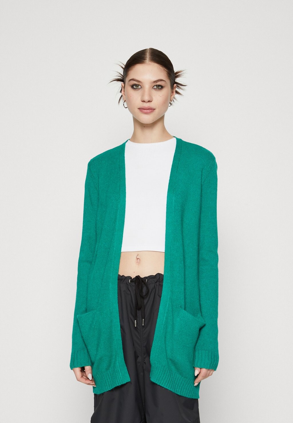 

Кардиган Viril Open Cardigan VILA, цвет ultramarine green dark melange