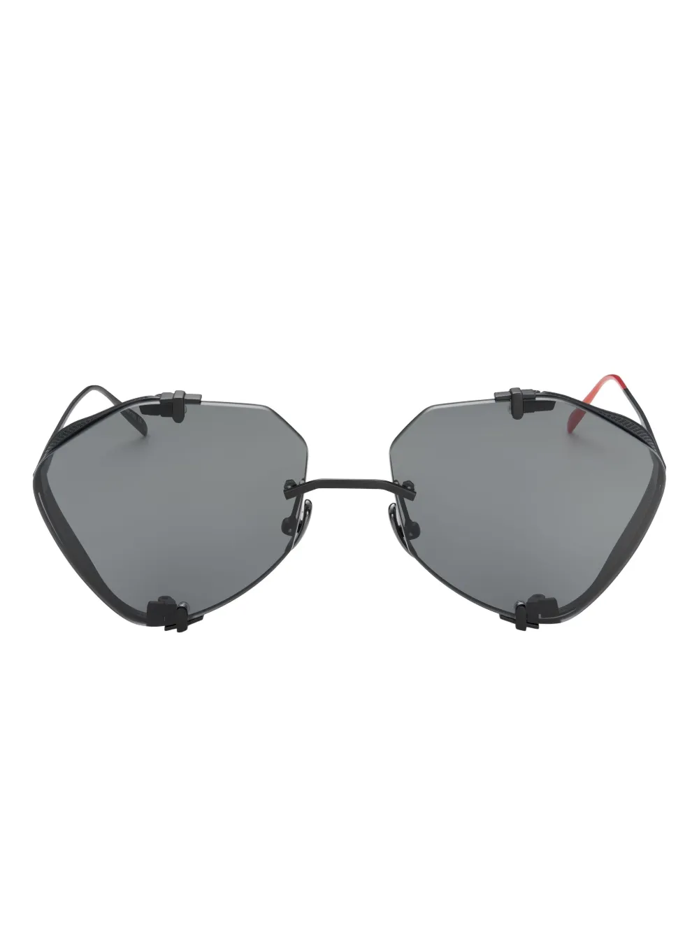 

Солнцезащитные очки Khoid в геометрической оправе Vysen Eyewear, черный