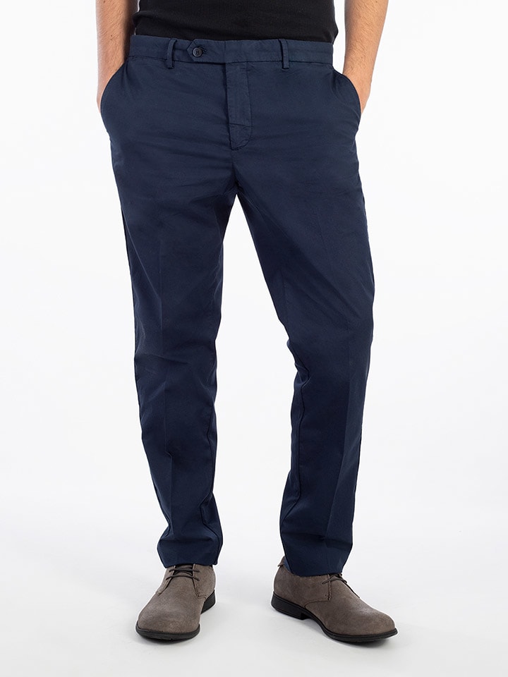 

Брюки чинос Hackett London, темно-синий
