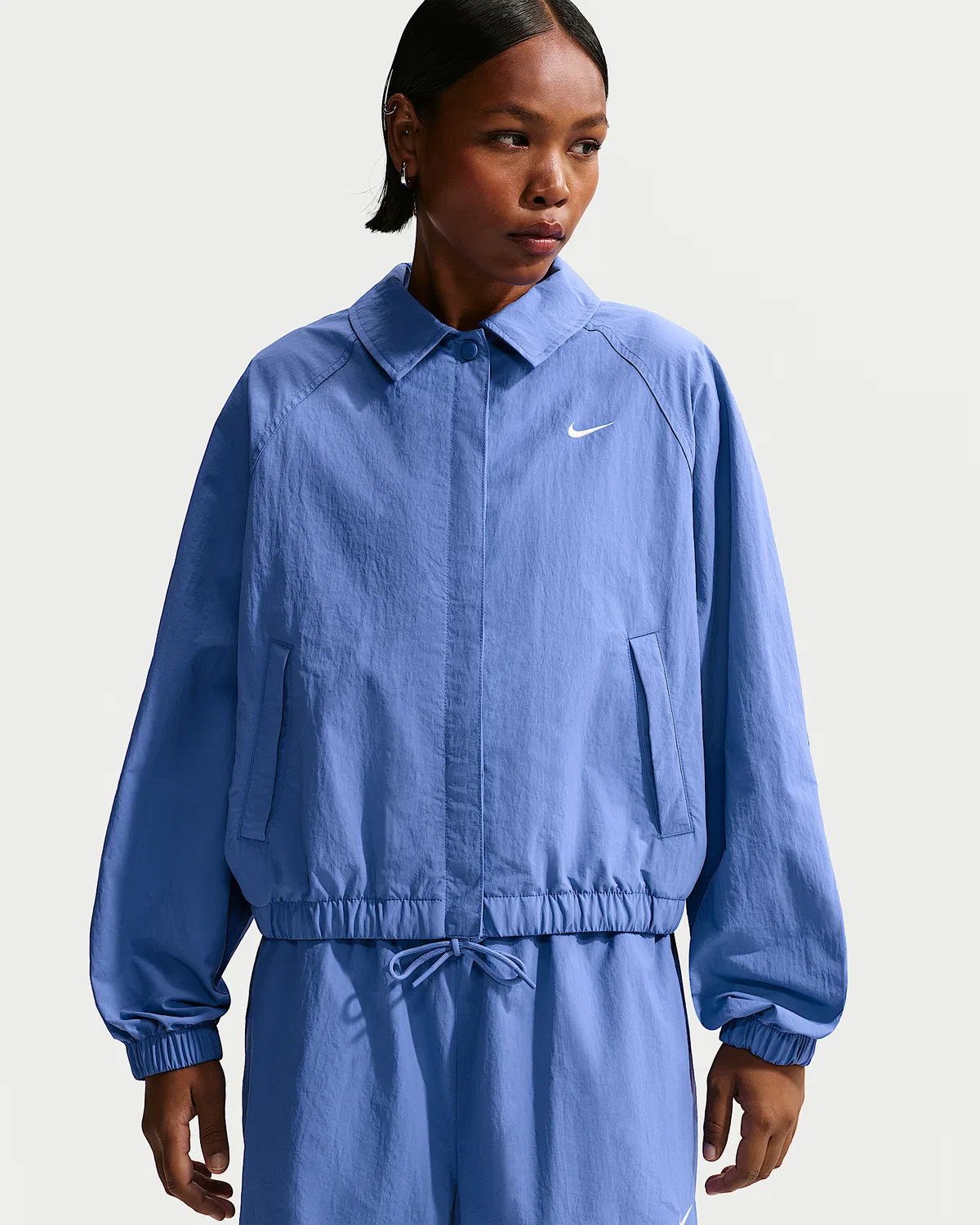 Женская оверсайз куртка Nike Sportswear, Light Medium Blue/Sail