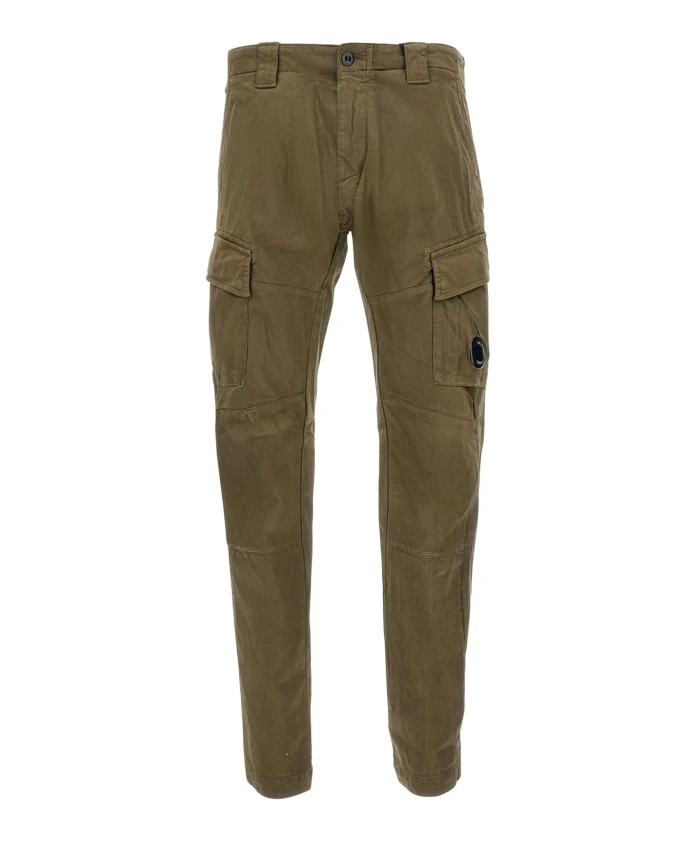 

Брюки-Карго из эластичного хлопка C.P. Company, зеленый