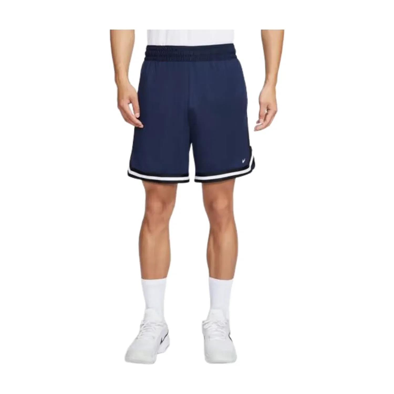 Шорты Nike DNA Dri-FIT 15 см, цвет «Полуночно-синий, черный, белый» FV4934-410 — фото 2