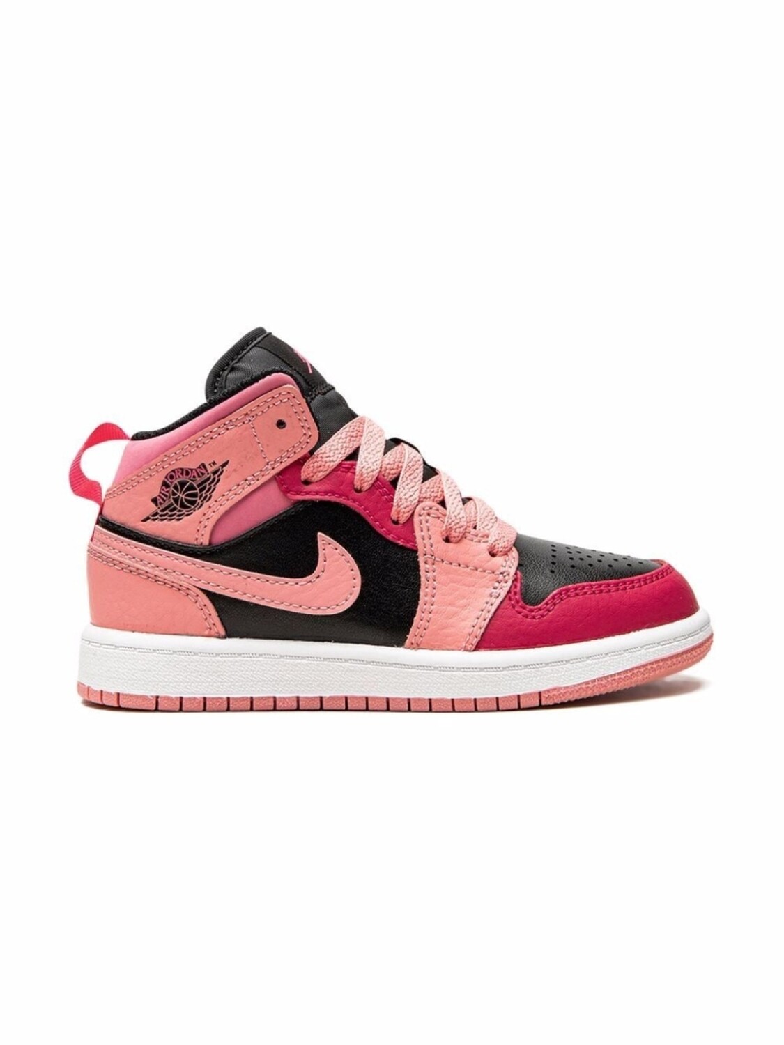 Jordan Kids кроссовки Jordan 1 Mid, розовый — фото 2