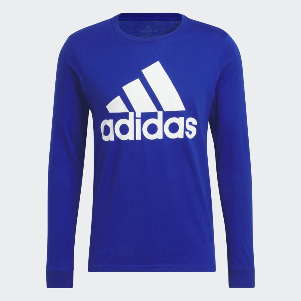 

Футболка Adidas Amplifier Long Sleeve Badge of Sport Tee, цвет Collegiate Royal/Branded-Add-M10
