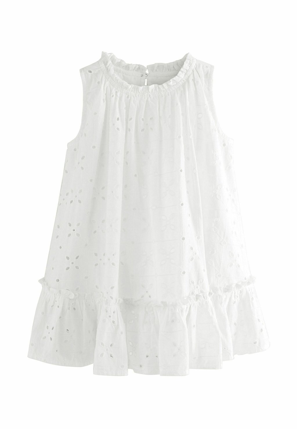 

Повседневное платье SLEEVELESS BRODERIE Next, белый