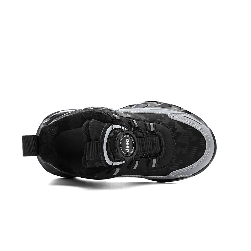 Jeep Кроссовки Mid top Running Shoes черно-серые детские — фото 4