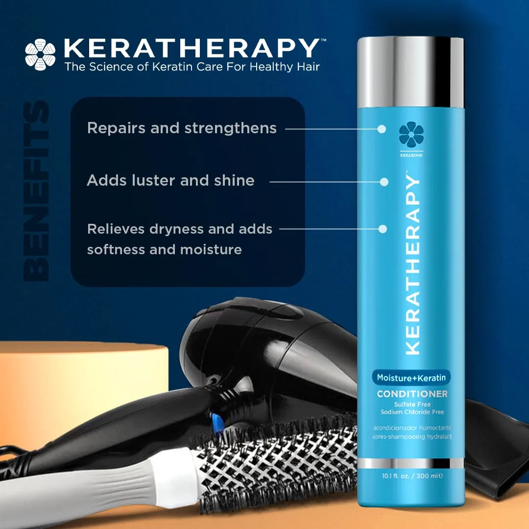 Увлажняющий кондиционер с кератином «Keratin Infused Moisture» от Keratherapy, 300 мл Keratherapy — фото 3