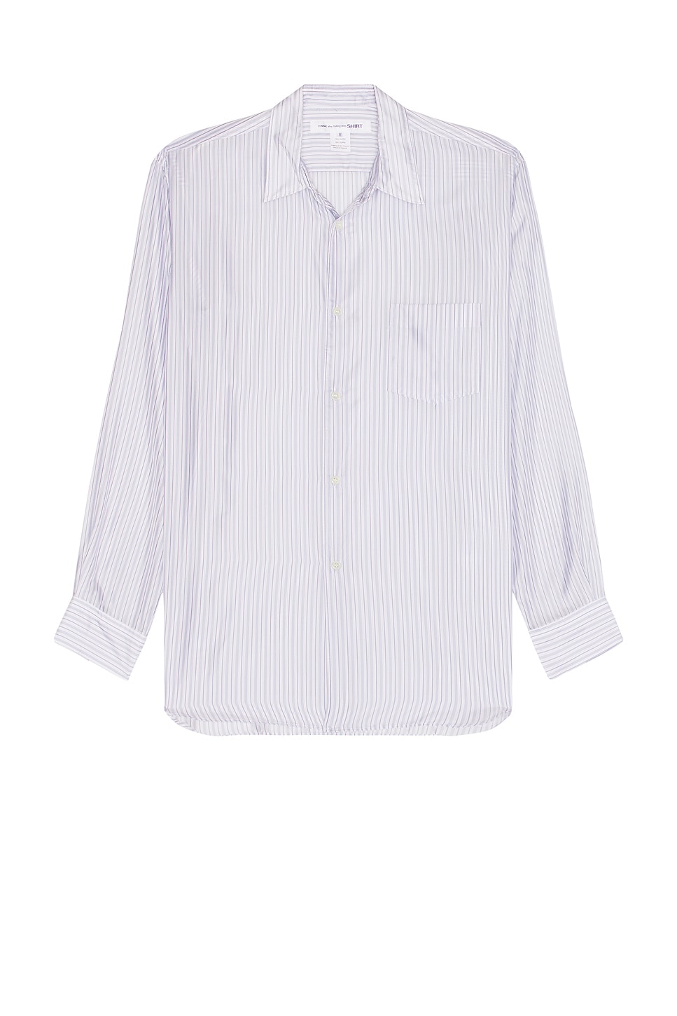 

Рубашка из купры в полоску с окрашенной пряжей Comme Des Garcons Shirt, Stripe 6