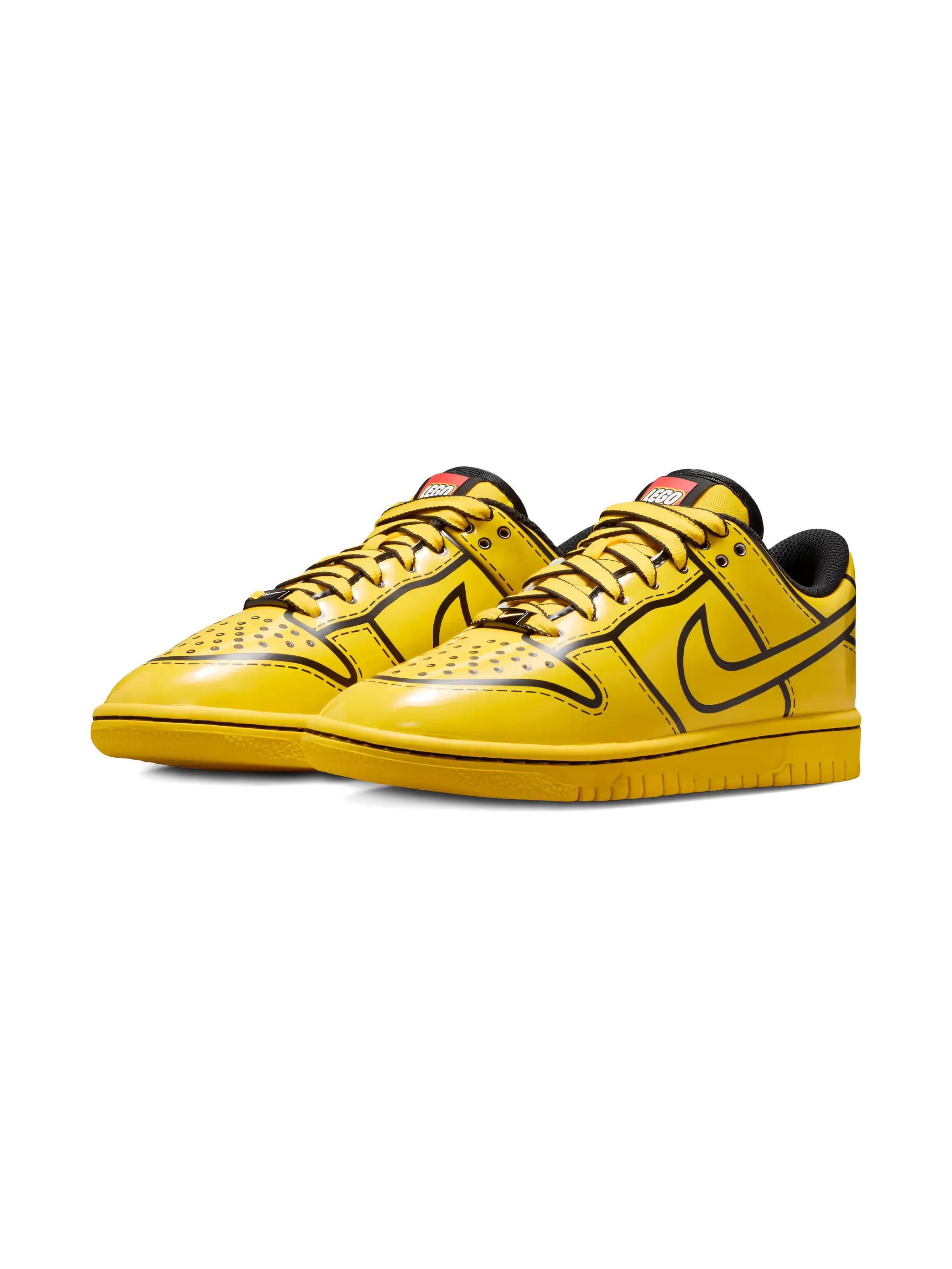 

Кроссовки Dunk Low из коллаборации с LEGO Nike Kids, желтый