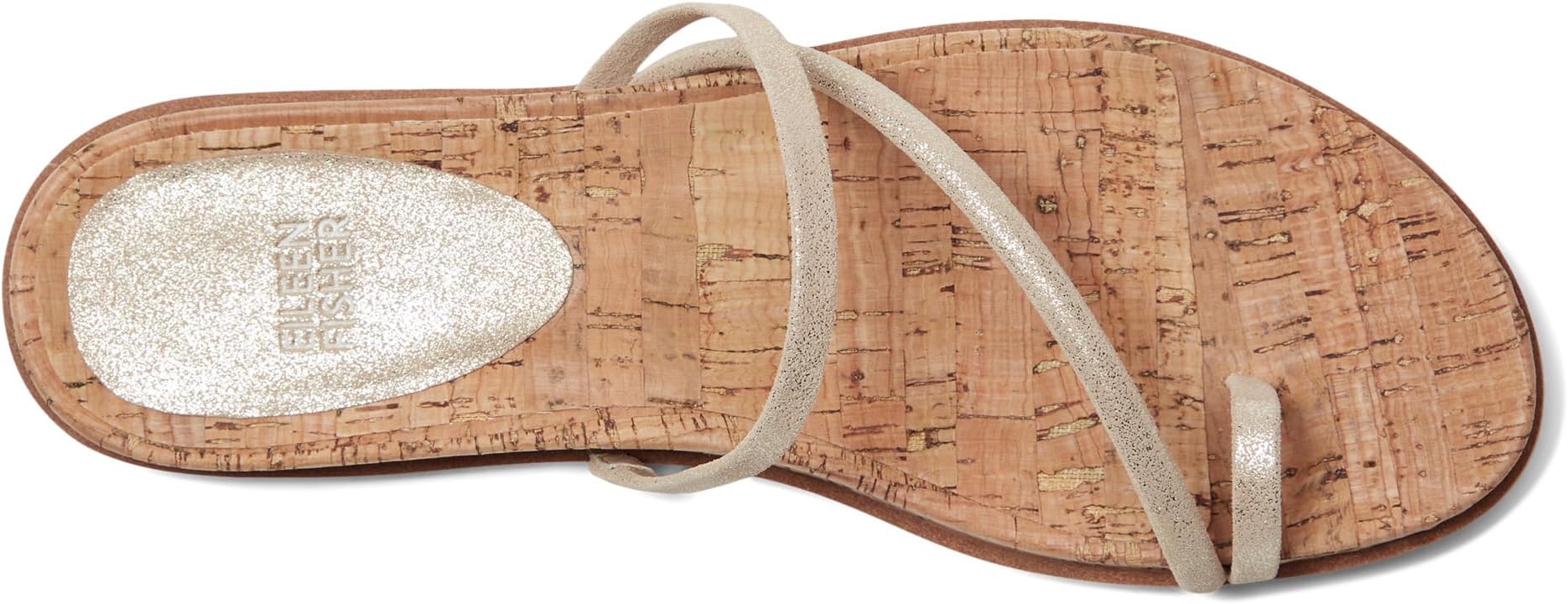 Сандалии Eileen Fisher Women's Dorado Slide, Platinum — фото 2
