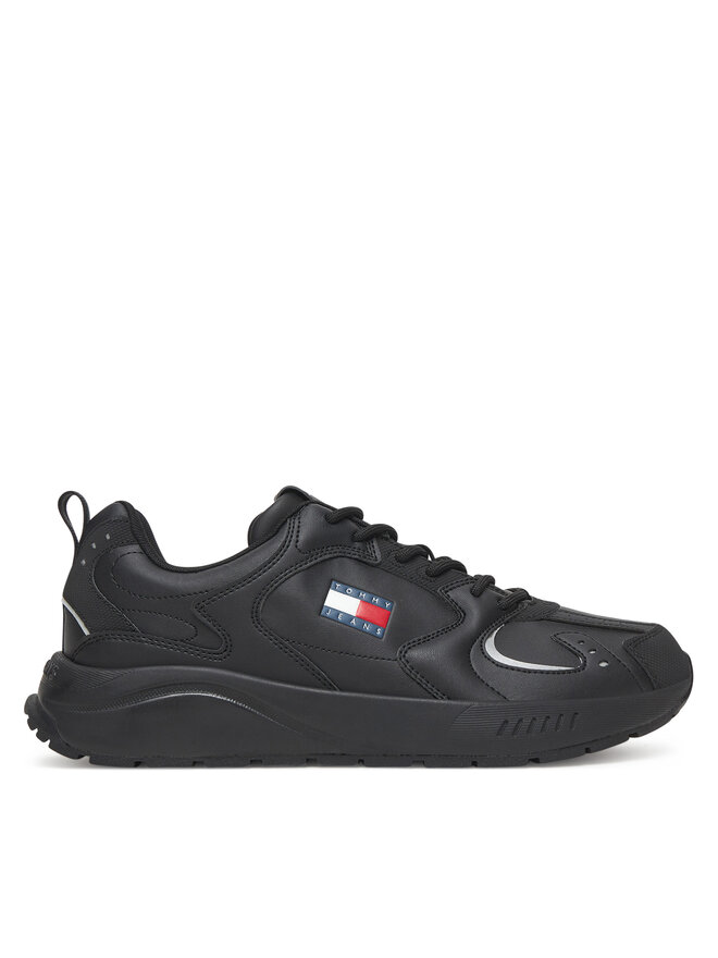 

Кроссовки Tjm Runner Leather EM0EM01621 Tommy Jeans, черный