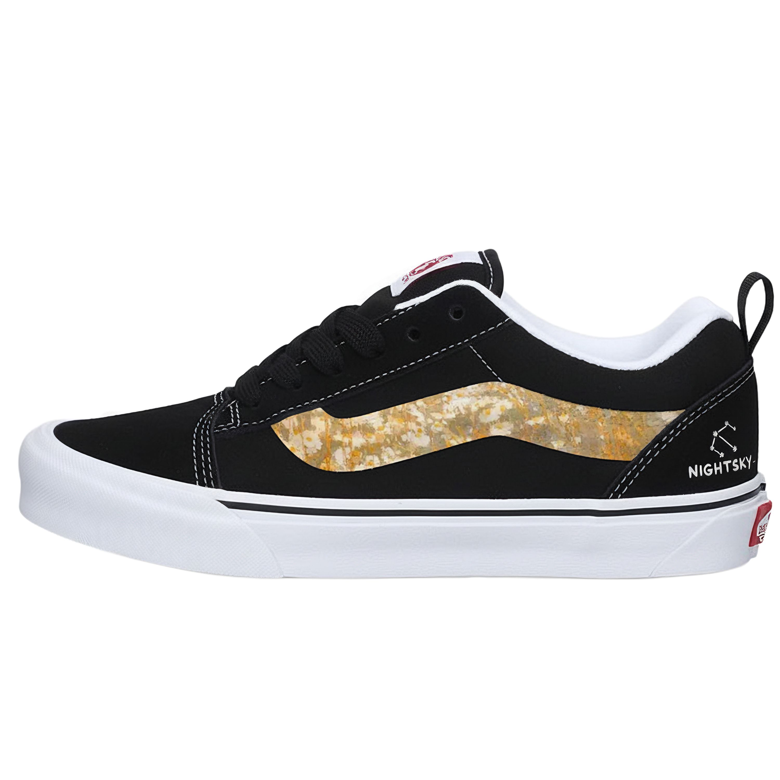 

Vans Knu Skool устойчивые к истиранию низкие кроссовки для скейтбординга Unisex Black