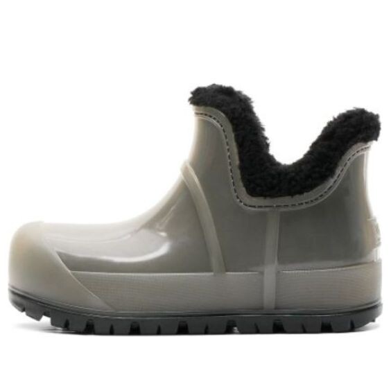 

Кроссовки прозрачные короткие резиновые сапоги Ugg, черный