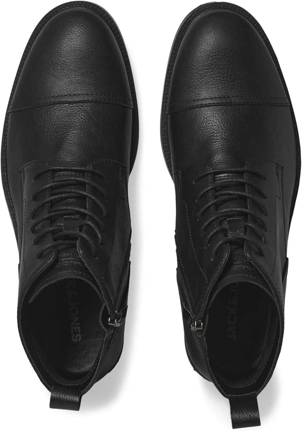 Мужские ботинки JACK & JONES Jfwbarbican из искусственной кожи на шнуровке, Charcoal — фото 2