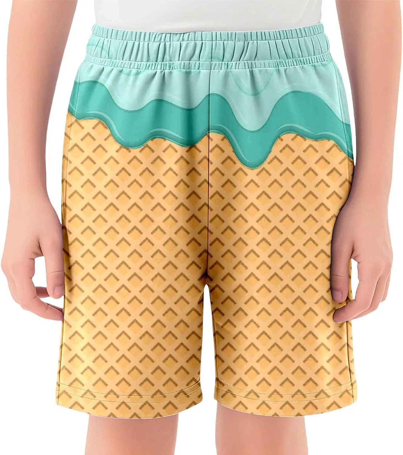 Шорты детские Active Shorts, зеленые