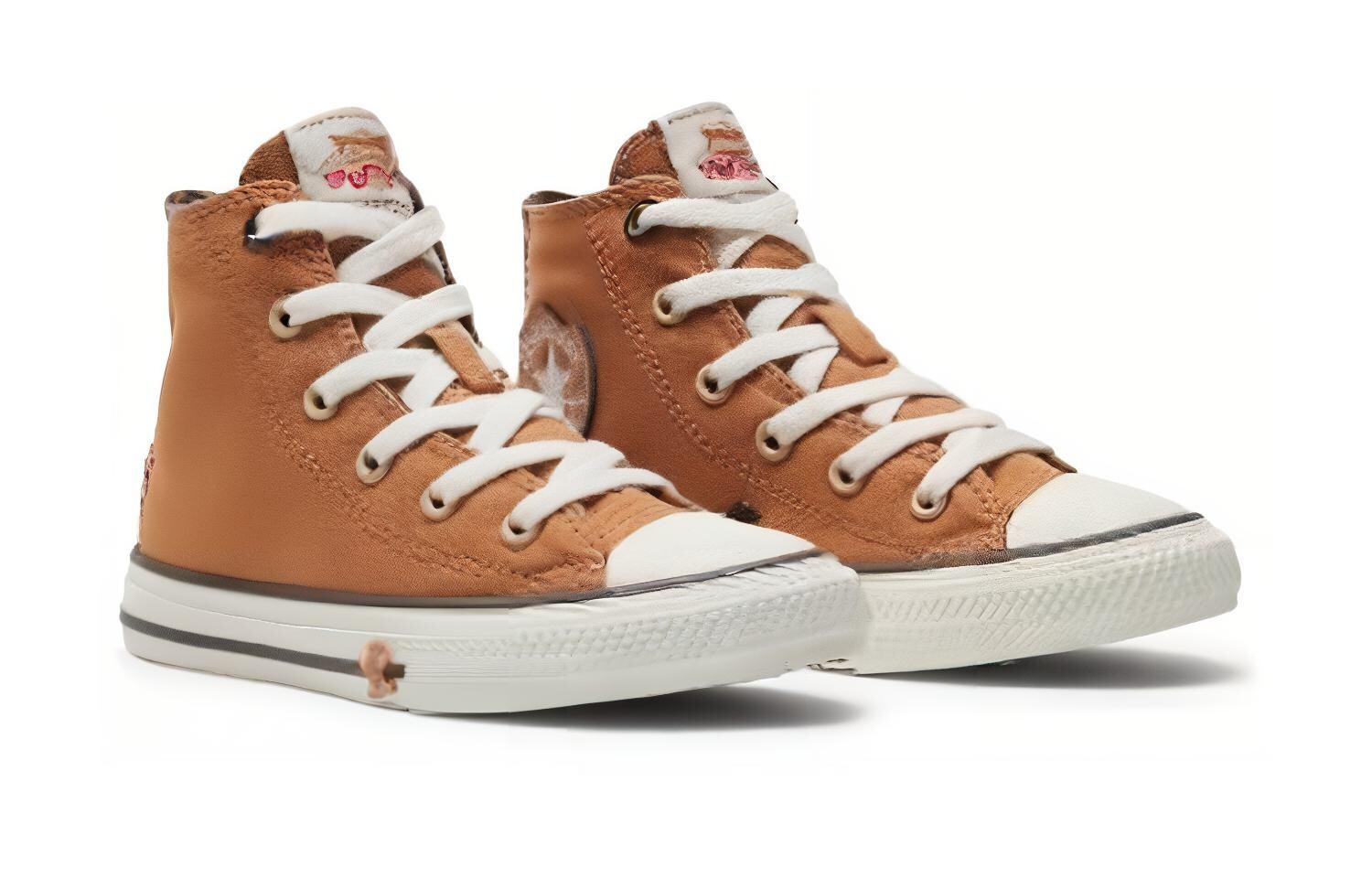Детские парусиновые туфли All Star GS Converse, коричневый — фото 3