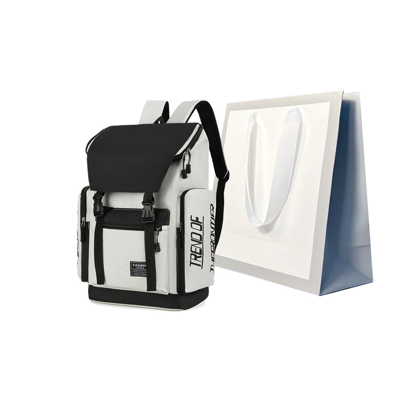 

MingLu Оксфордский дорожный рюкзак для ноутбука унисекс черно-серый, Gray[Shopping Bag Included]