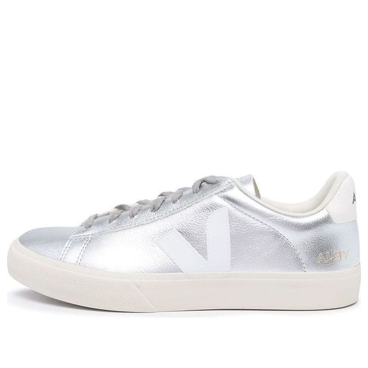 

Кроссовки Veja Campo Chromefree Lace-Up 'Silver White' CP0502684, серебряный