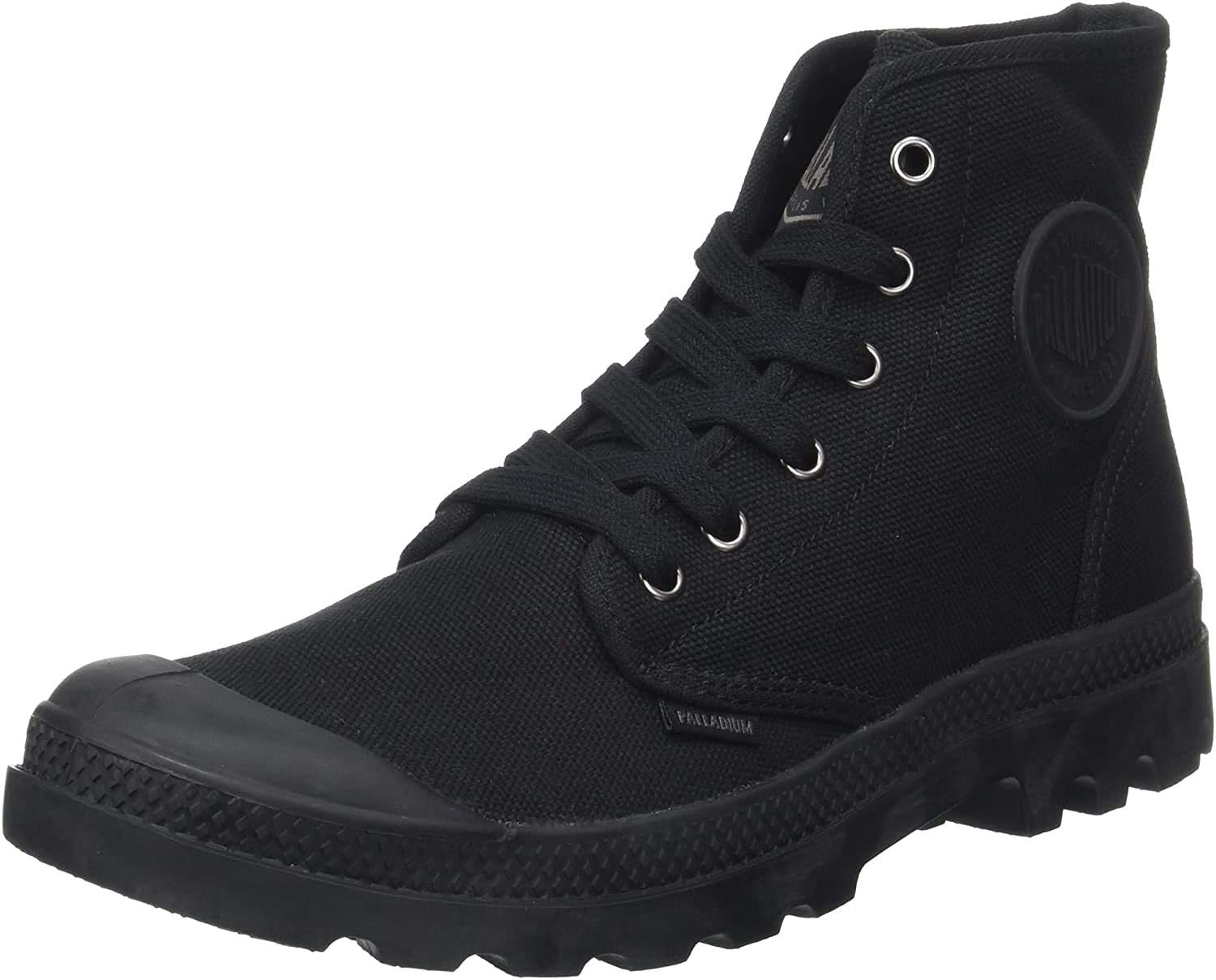 Мужские ботинки Palladium Pampa Hi Originale из канваса, Schwarz Black Black 060 — фото 2