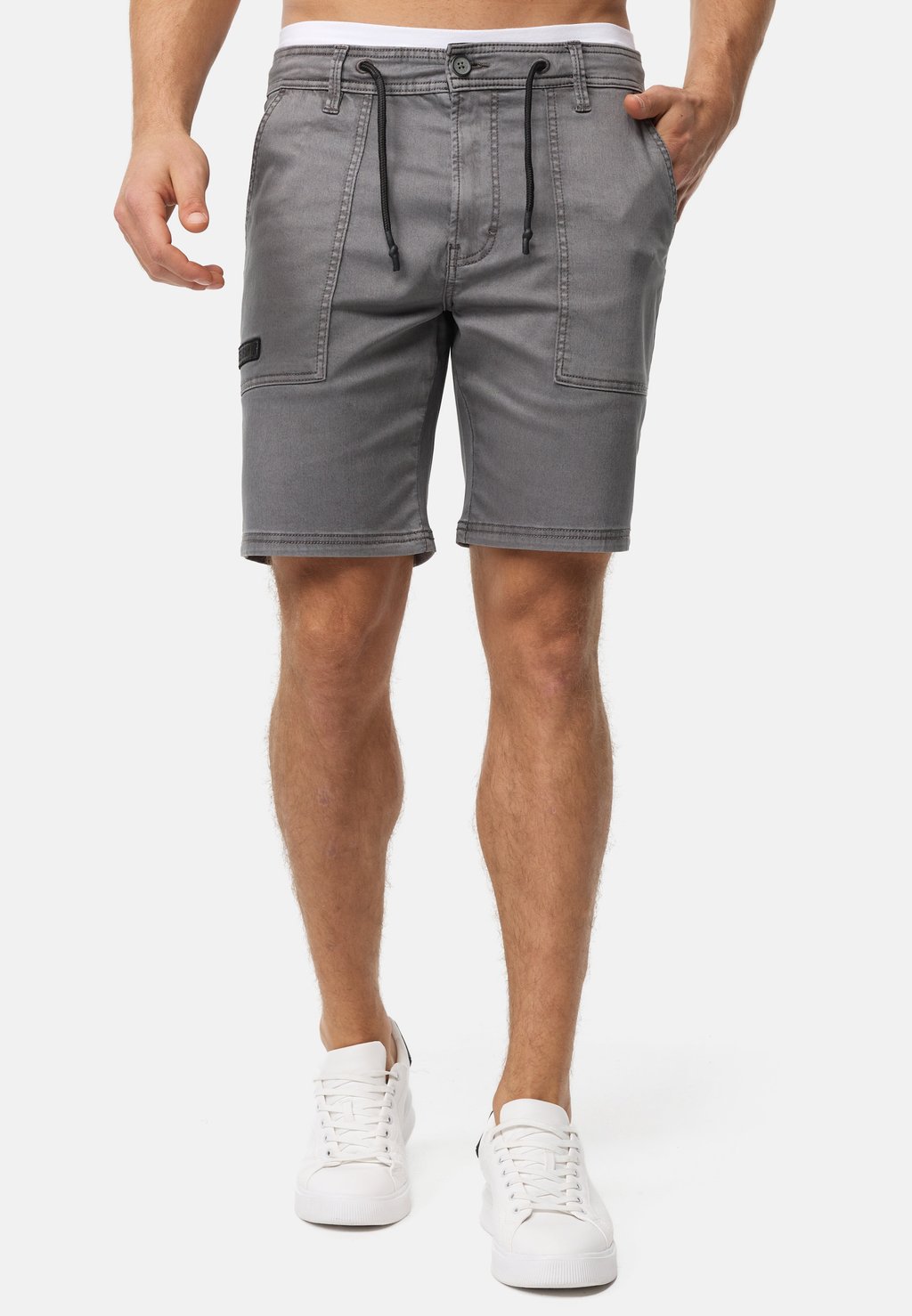 

Джинсовые шорты INDICODE JEANS, антрацит