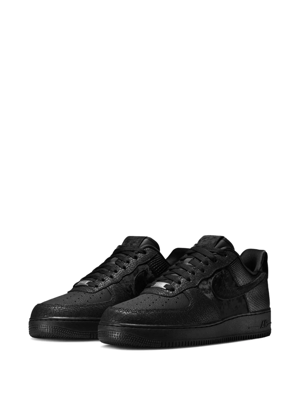 Кроссовки Air Force 1 '07 LX "3X Celebration Triple Black" Nike, черный — фото 2