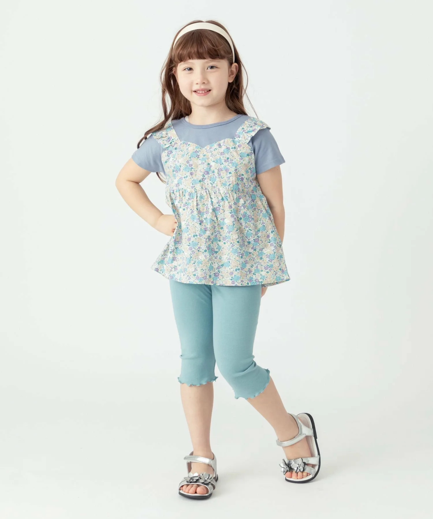 6-дюймовые эластичные леггинсы Ever Closet, Mineral Blue — фото 2