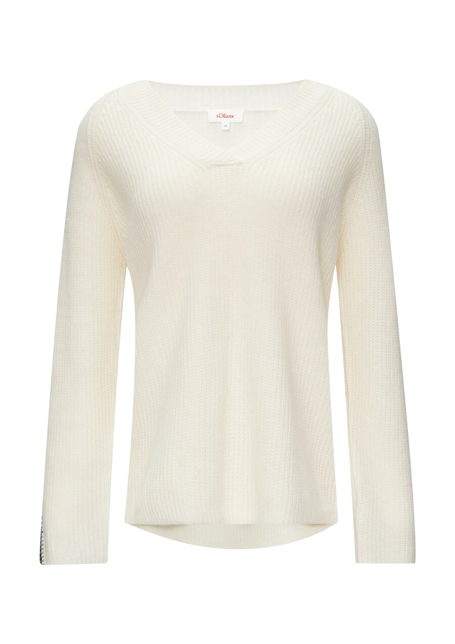 

Базовый свитер s.Oliver Sweater, кремовый