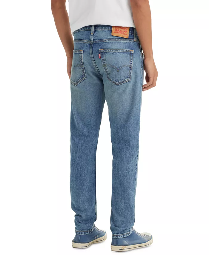 Мужские джинсы 512 Slim Taper Eco Performance Levi's, синий с потертостями — фото 2