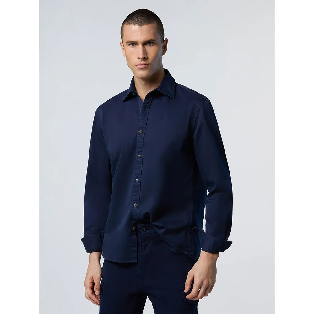 

Рубашка North Sails Regular Spread Collar, синий