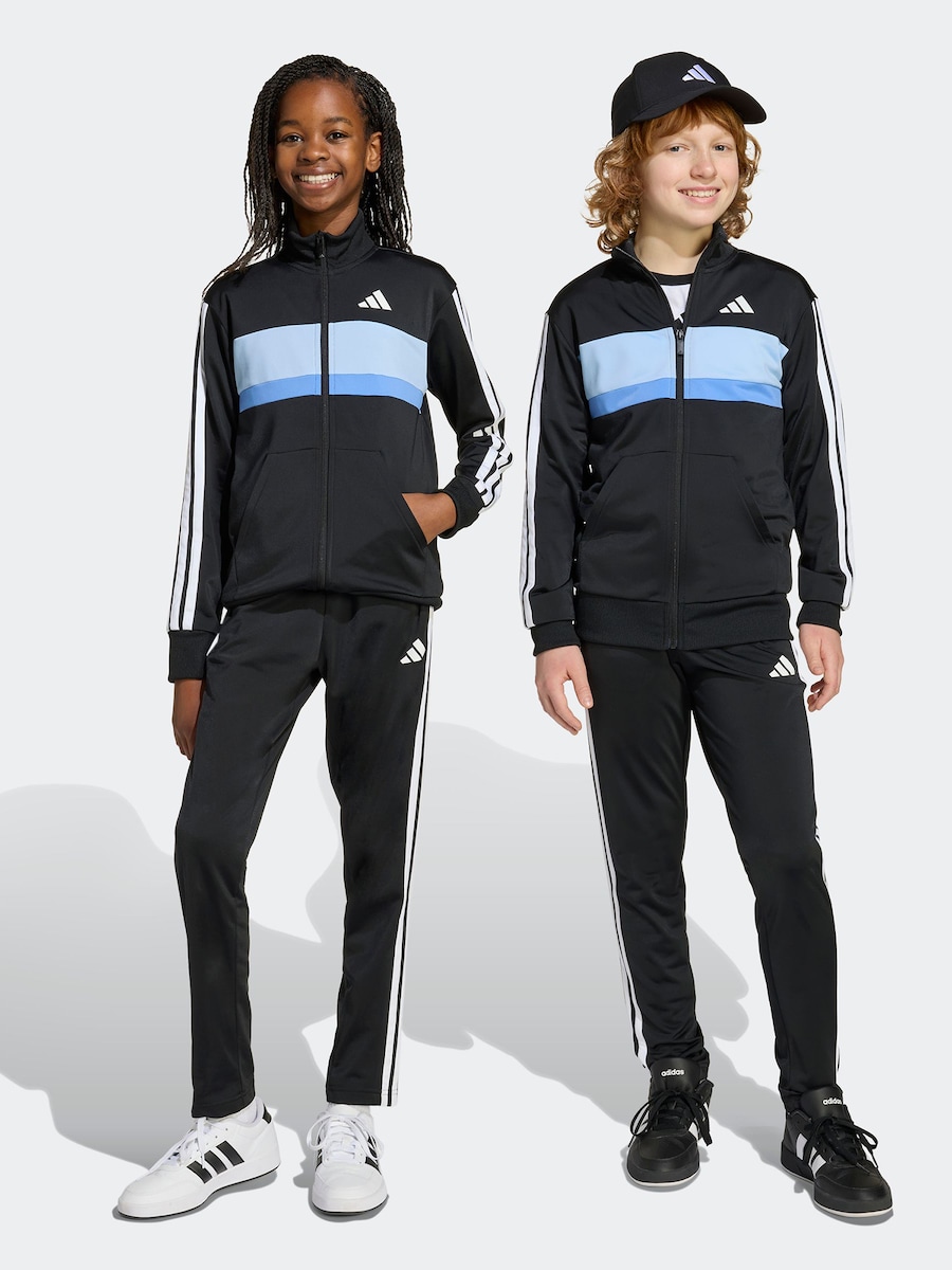 Спортивный костюм ADIDAS SPORTSWEAR Seasonal Essentials Tiberio, черный — фото 2