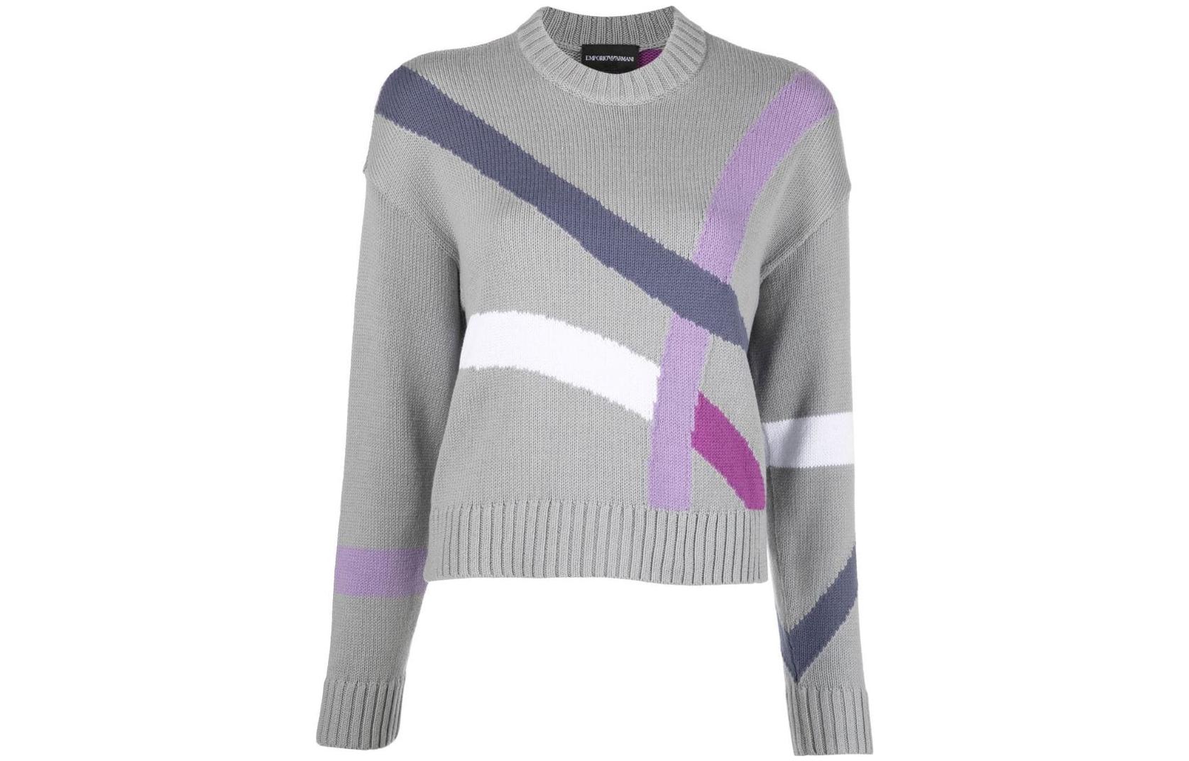 

Свитер женский серый EMPORIO ARMANI