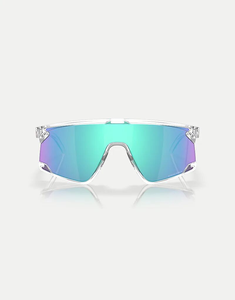 

Солнцезащитные очки Oakley Bxtr Shield с синими зеркальными линзами, прозрачные