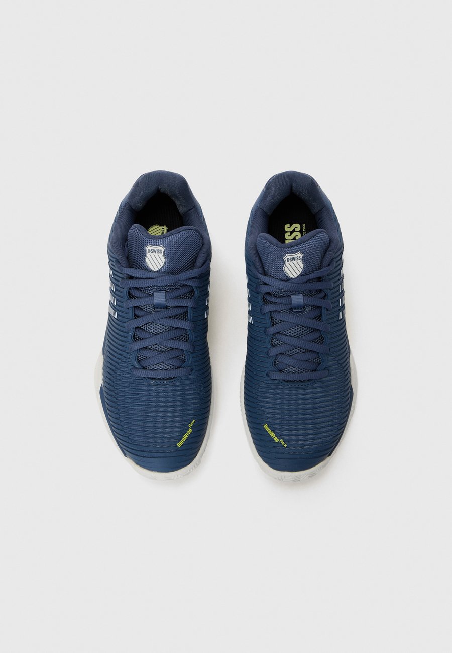 Кроссовки K-SWISS HYPERCOURT EXPRESS 2 CLAY, Vintage Indigo/Blanc De Blanc/Luminary Green/Dark Blue — фото 4