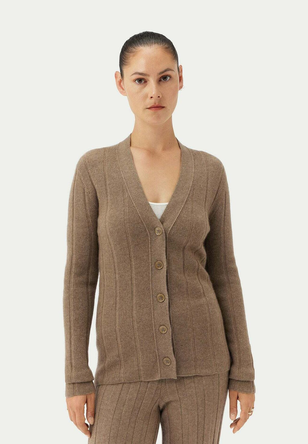 

Кардиган GOBI Cashmere, серо-коричневый