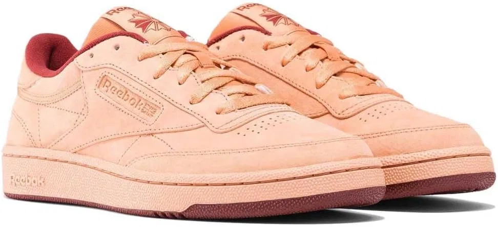 Кроссовки Reebok Unisex Club C 85, Clay Washedclay Richmaroon