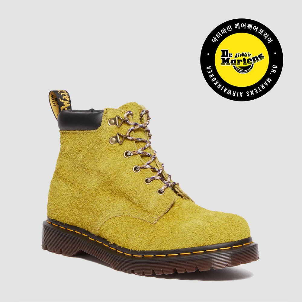 Мужские жёлтые замшевые ботинки-воркеры Dr. Martens 939