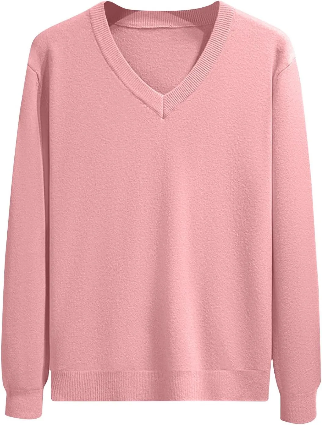 

Мужской свитер V-образным вырезом с длинным рукавом, Slim Fit, для делового стиля