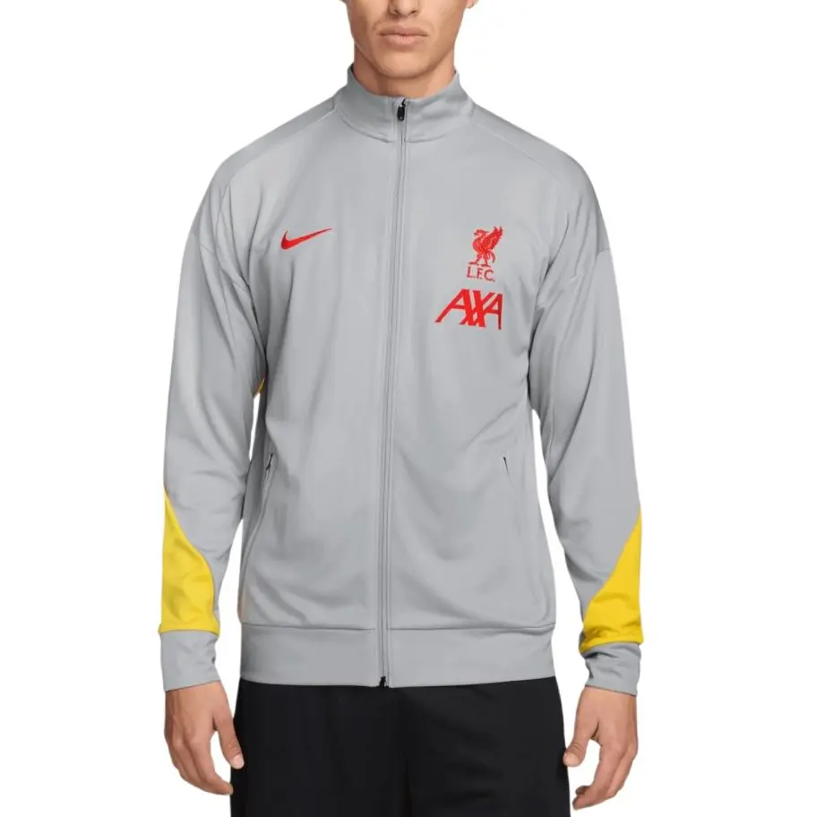 

Футболка LiverpoolFC 24/25 Academy Pro Sweatshirt Soccer Jersey Men's Gray Nike, серый