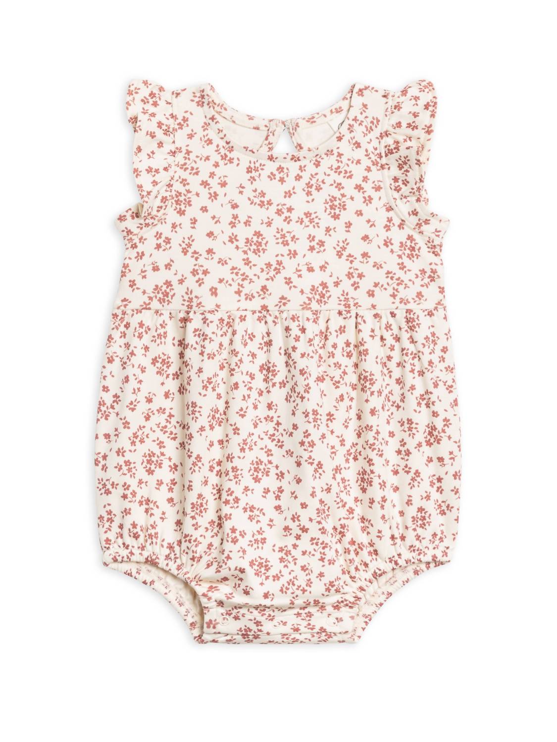 

Комбинезон Alma Floral из органического хлопка белого цвета Colored Organics