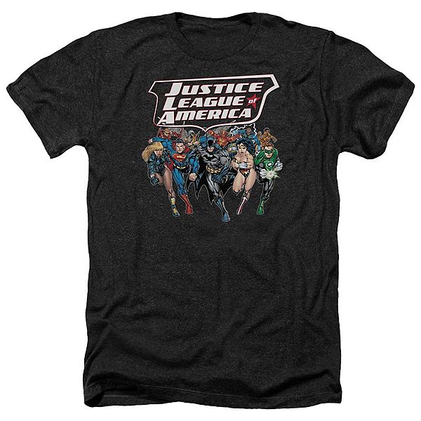 

Футболка Justice League of America Charging Justice Adult Heather Licensed Character