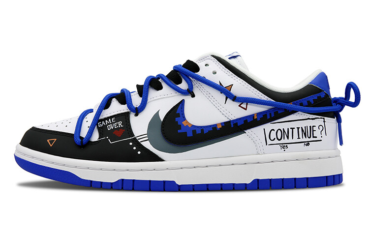 

Кроссовки для скейтбординга Dunk мужские с низким верхом черного/синего/белого цвета Nike, Черный, Кроссовки для скейтбординга Dunk мужские с низким верхом черного/синего/белого цвета Nike