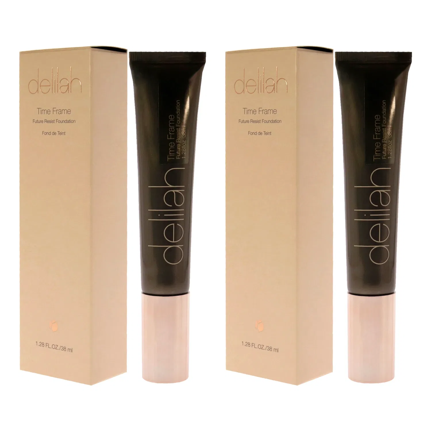 Тональный крем Future Resist SPF 20 - Buttermilk от Delilah для женщин - 37 г - упаковка из 2 штук, коричневый — фото 4