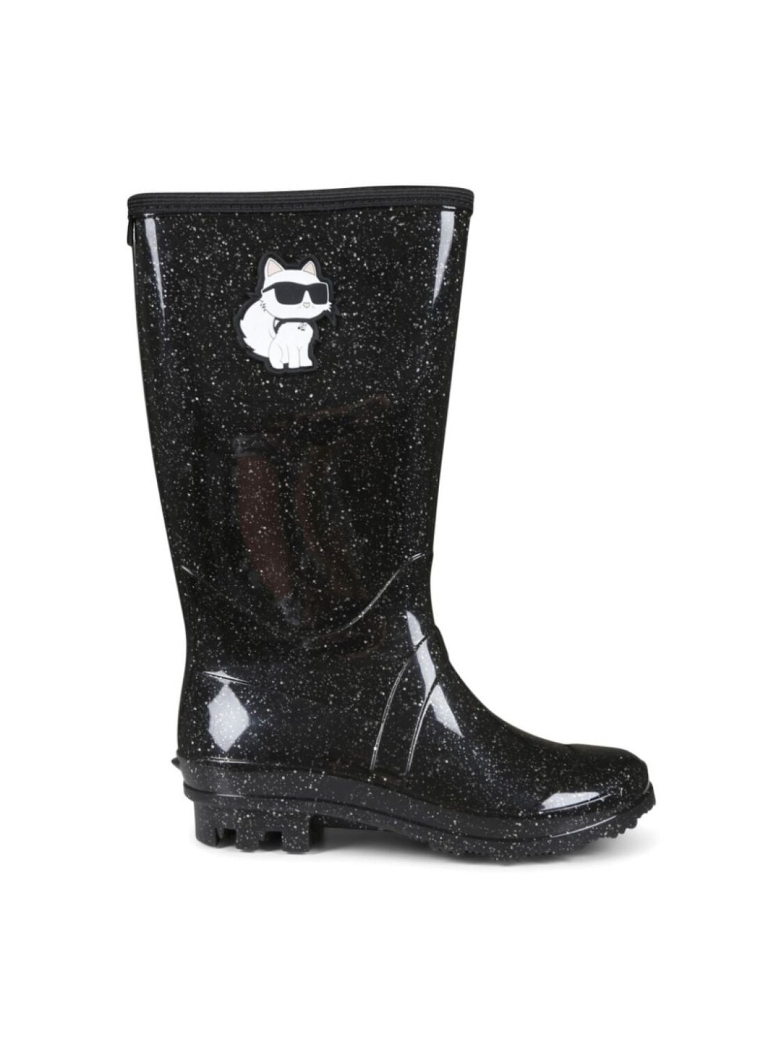 

Сапоги Choupette с блестками Karl Lagerfeld Kids, черный