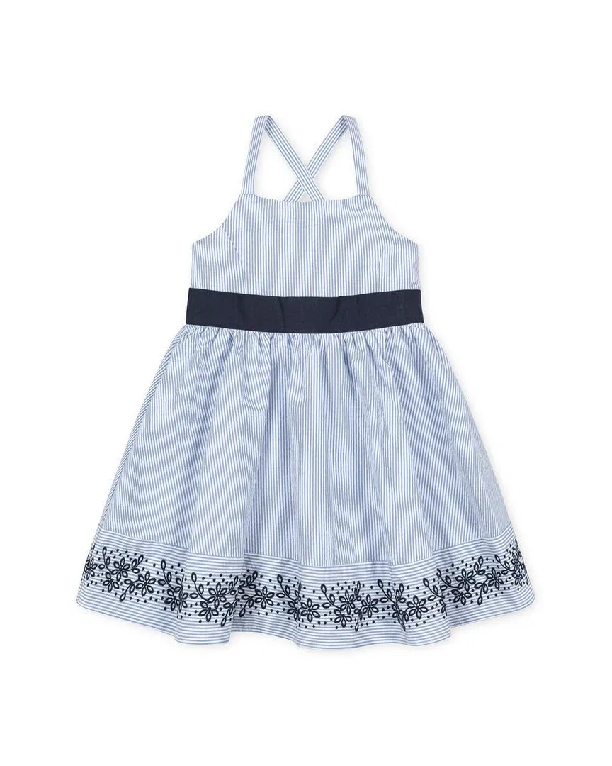 Hope & Henry Sundress, Blue Seersucker
