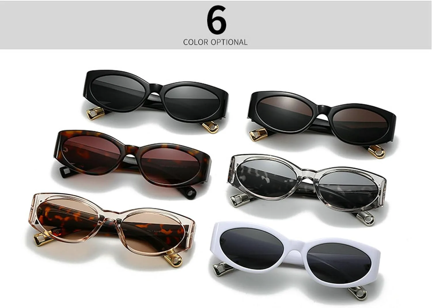 

Модные овальные солнцезащитные очки для женщин и мужчин, ретро-очки 2025 года, классические винтажные очки с защитой от УФ-излучения UV400 mincl, Leopard