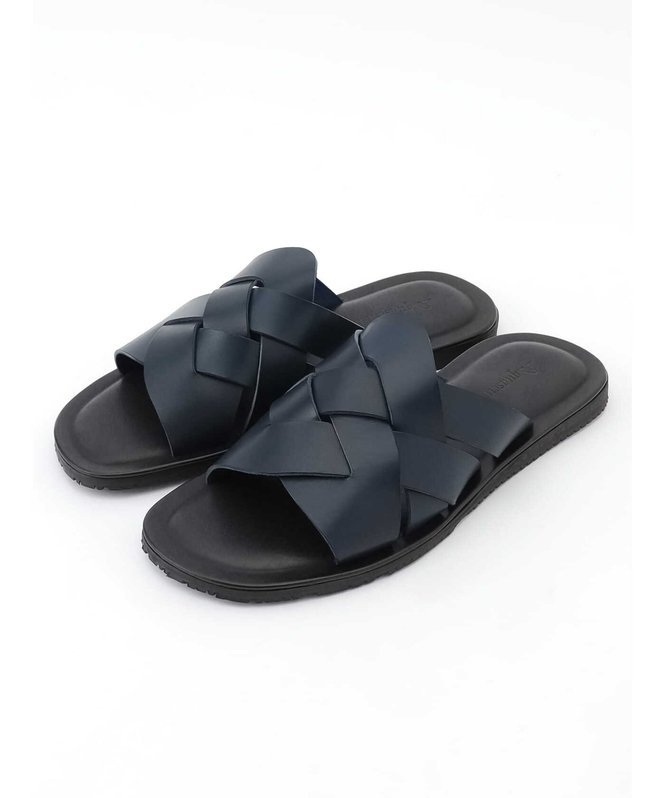 Кожаные сандалии для отдыха Aquascutum Men, Navy