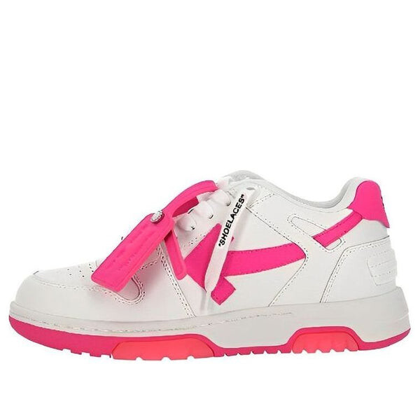 Кроссовки out of office calf leather sneaker 'white red' Off-White, белый